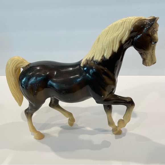 Vintage Breyer #201 Hickory Charcoal Glossy Arabian Stallion Horse - Picture 4 of 12